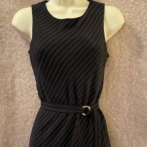Pinstripe sleeveless Dress